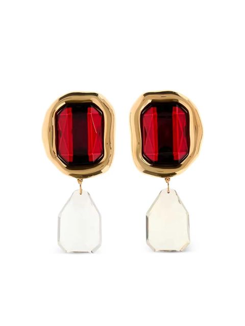 Givenchy Sculptural Crystal earrings - Gold - zdjęcie produktu nr 1