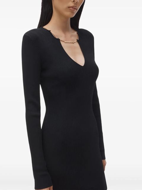 Alexander Wang Logo Nameplate dress - Black