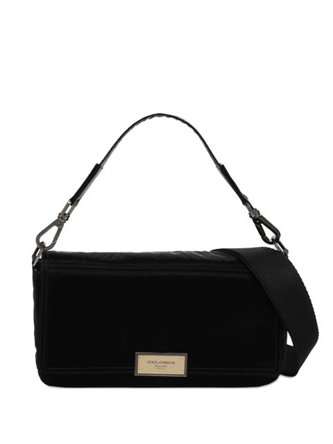 Dolce & Gabbana logo-plaque shoulder bag - Black - zdjęcie produktu nr 1