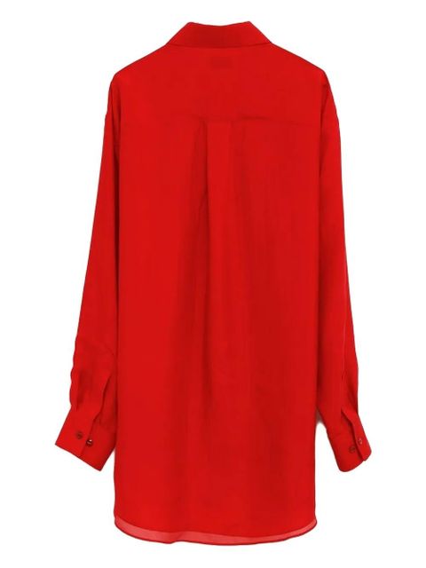LEMAIRE buttoned blouse - Red