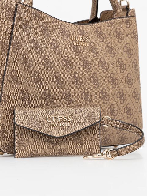 Guess torebka BRENTON kolor beżowy HWLG96 48050
