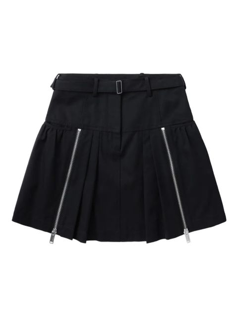 3.1 Phillip Lim pleated zip-detail skirt - Black - zdjęcie produktu nr 1