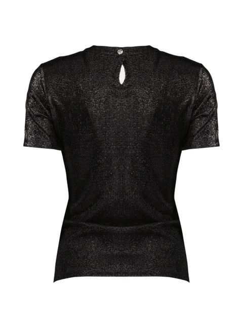 Rabanne draped press-stud top - Black - zdjęcie produktu nr 2