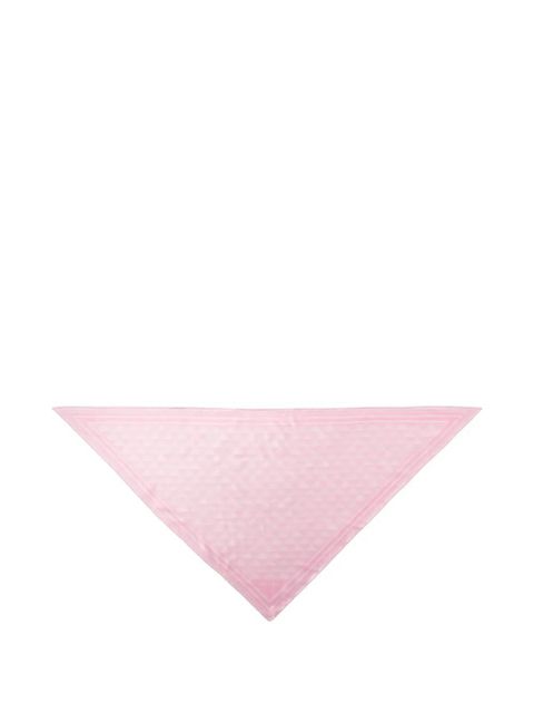 Prada printed silk scarf - Pink - zdjęcie produktu nr 1