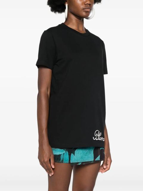 Blumarine logo-print T-shirt - Black - zdjęcie produktu nr 2