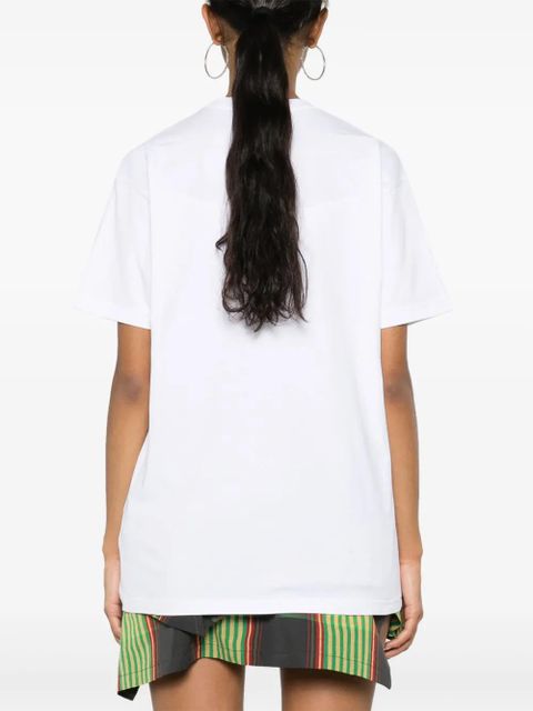 Vivienne Westwood Bones 'n chain cotton T-shirt - White