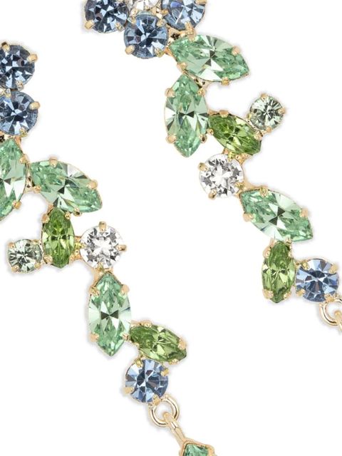 Jennifer Behr Jasmina floral-motif drop earrings - Gold