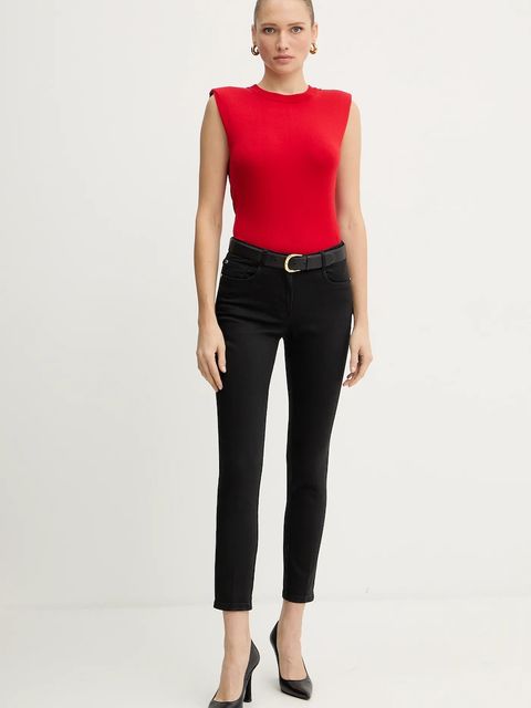 Silvian Heach jeansy HYNSDON damskie kolor czarny GPA25025JE