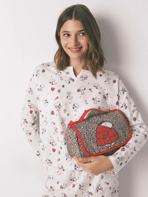 women'secret kosmetyczka SNOOPY kolor brązowy 4842051