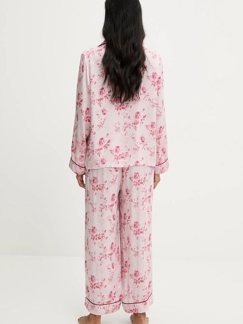 Answear Lab piżama damska kolor różowy