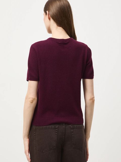 Medicine t-shirt damski kolor bordowy