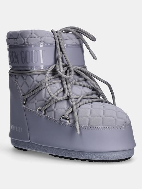 Moon Boot śniegowce MB ICON LOW QUILT kolor niebieski 80D1409540 H006 - zdjęcie produktu nr 1