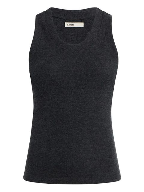 KHAITE Isha sleeveless top - Grey - zdjęcie produktu nr 1