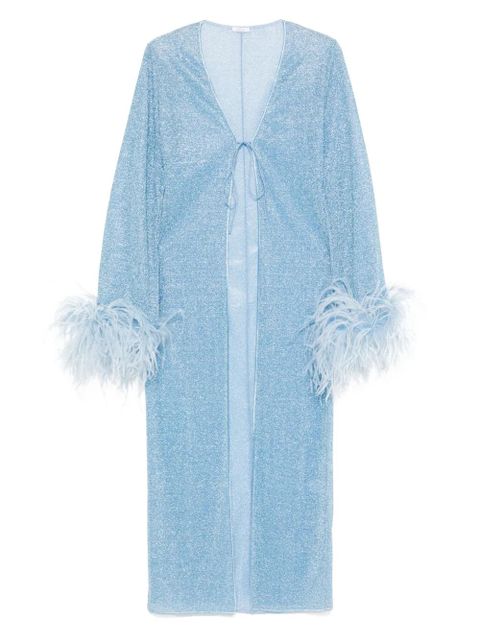 Oséree Lumière Plumage coat - Blue - zdjęcie produktu nr 1