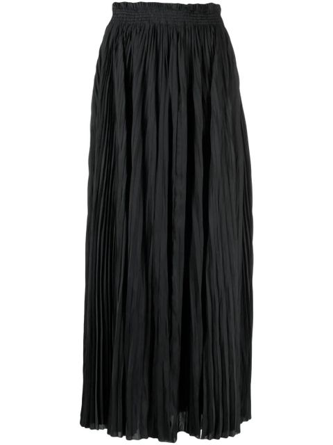 Ulla Johnson elasticated-waist pleated skirt - Black - zdjęcie produktu nr 1