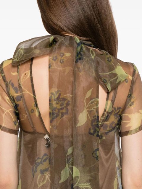 STAUD Calluna dress - Brown