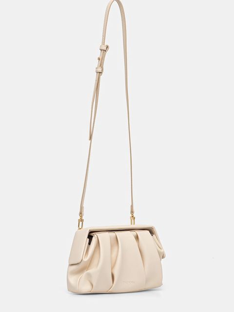 Themoire torebka kolor beżowy TMCOAFN81