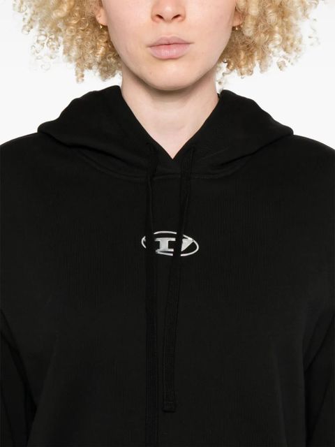 Diesel oval-D hoodie - Black