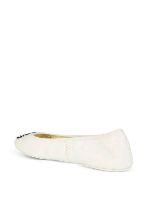 Tory Burch Reva logo-plaque ballet flats - Neutrals - zdjęcie produktu nr 2