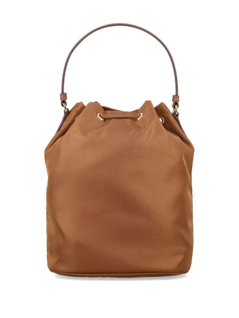 Prada triangle-logo bucket bag - Brown - zdjęcie produktu nr 2