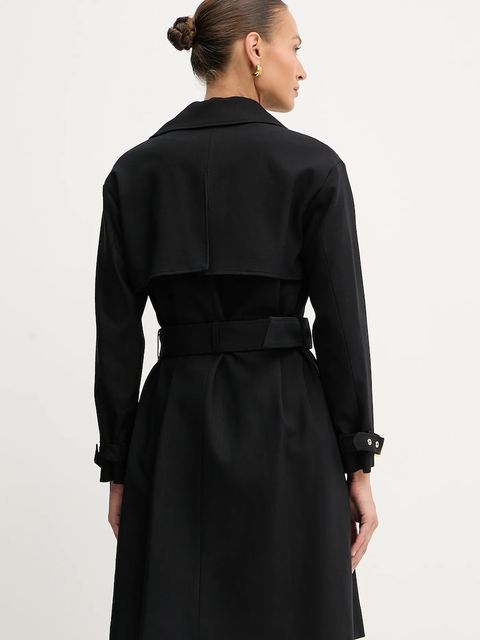 Marciano by Guess płaszcz CHRISTINA kolor czarny 5YGL05 7343A