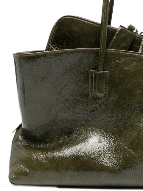 The Attico medium La Passeggiata tote shoulder bag - Green