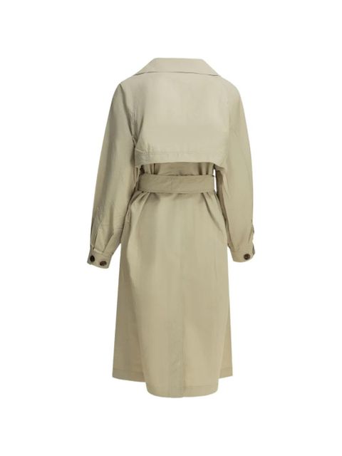 Barbour double-breasted belted trench coat - Neutrals - zdjęcie produktu nr 2