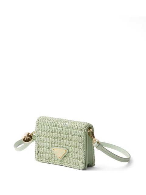 Prada crochet card holder - Green