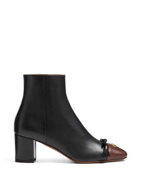 Valentino Garavani Valet Du Roi Kidskin leather ankle boot 60mm - Black - zdjęcie produktu nr 1