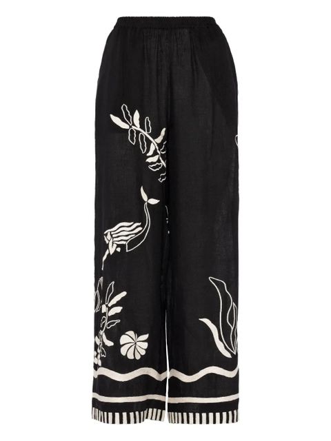 ERES Octopus wide-leg trousers - Black - zdjęcie produktu nr 1