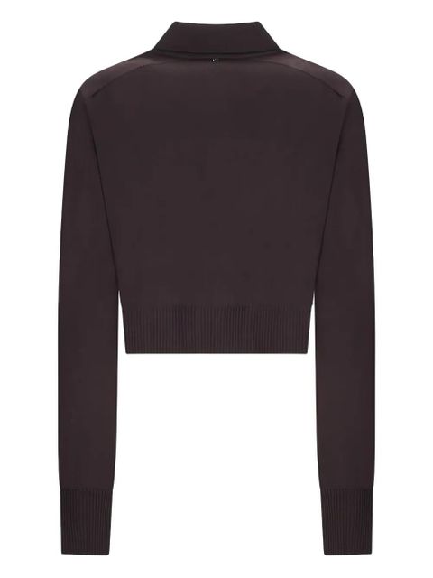 Sportmax button-fastening collared cardigan - Grey - zdjęcie produktu nr 2