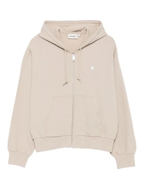 Carhartt WIP zip-up cotton hoodie - Neutrals - zdjęcie produktu nr 1