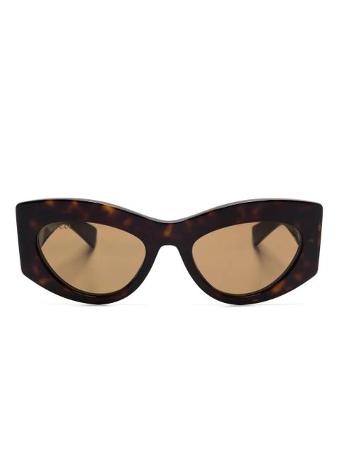 Gucci Eyewear cat eye-frame sunglasses - Brown - zdjęcie produktu nr 1