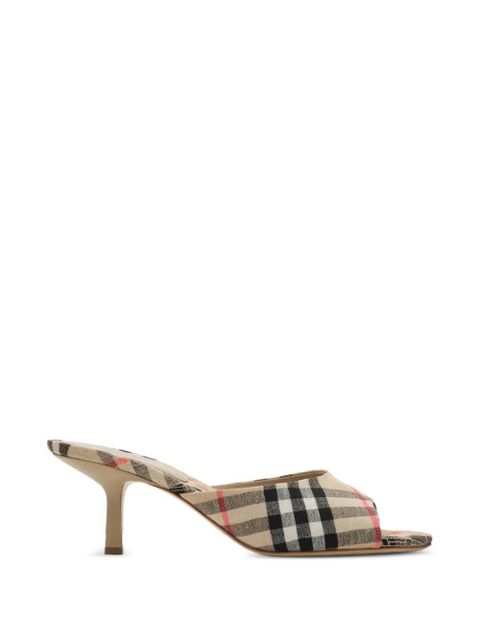 Burberry Check Mews low sandals​ - Neutrals - zdjęcie produktu nr 1