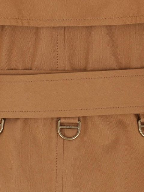 Chloé double-breasted belted trench coat - Brown