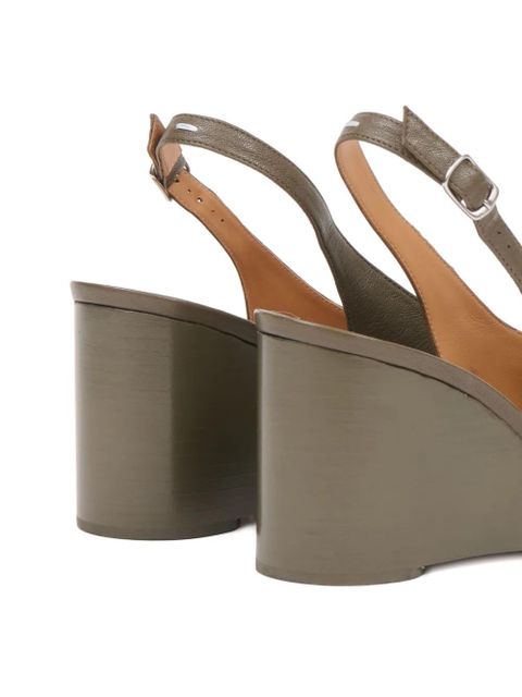 Maison Margiela leather pumps - Green