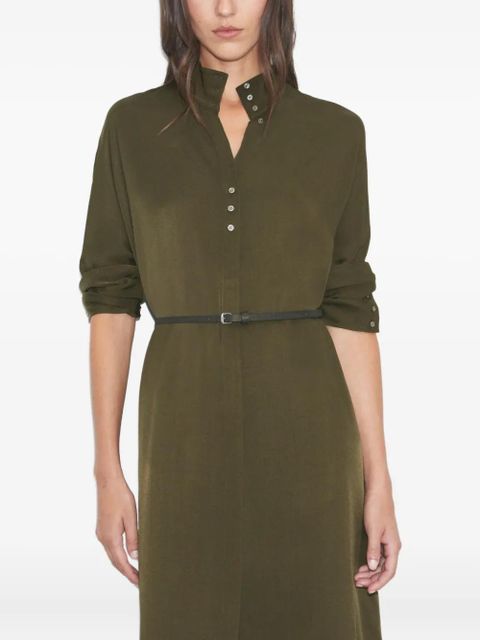 Tory Burch buttoned shirt dress - Green