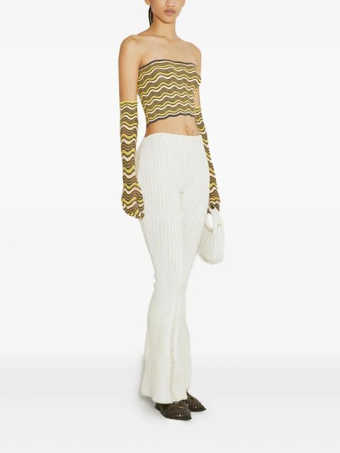 Isa Boulder ribbed embellished trousers - White - zdjęcie produktu nr 2