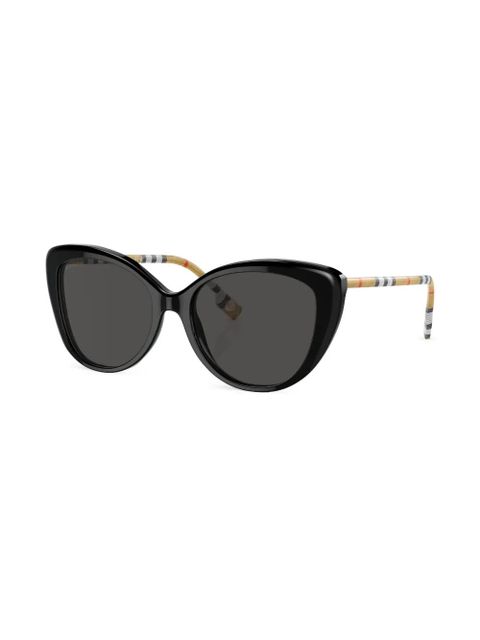 Burberry Eyewear Vintage-check cat-eye sunglasses - Black - zdjęcie produktu nr 2