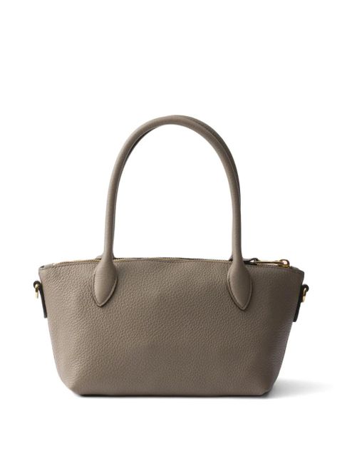 Prada leather mini handbag - Grey