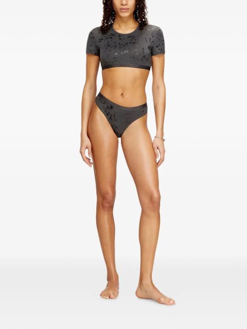 Diesel Irma-gft cropped top - Grey