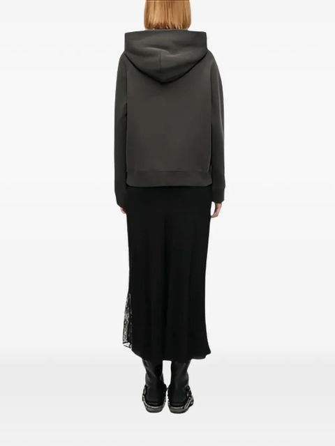 Zadig&Voltaire Georgy heart wings strass hoodie - Grey