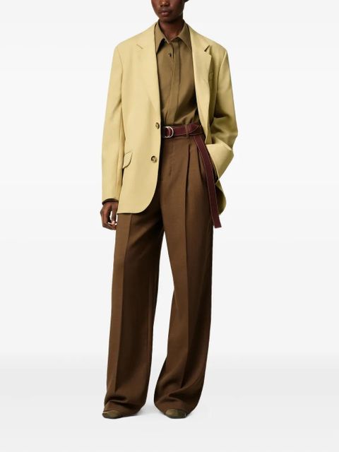 AMI Paris single-breasted wool jacket - Green