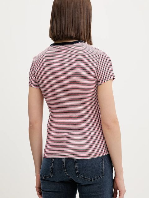 Tommy Jeans t-shirt damski kolor granatowy DW0DW17383 - zdjęcie produktu nr 2