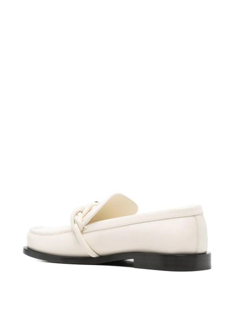 Jil Sander knotted-upper loafers - Neutrals