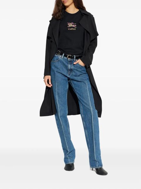 Burberry floral graphic T-shirt - Black - zdjęcie produktu nr 2