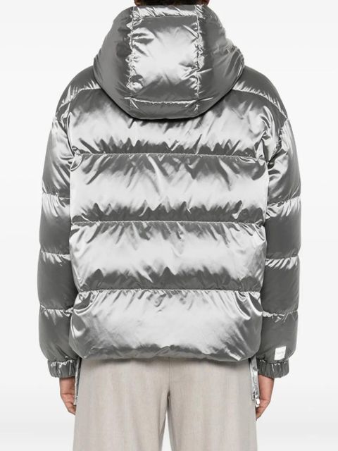 Max Mara hooded puffer jacket - Grey