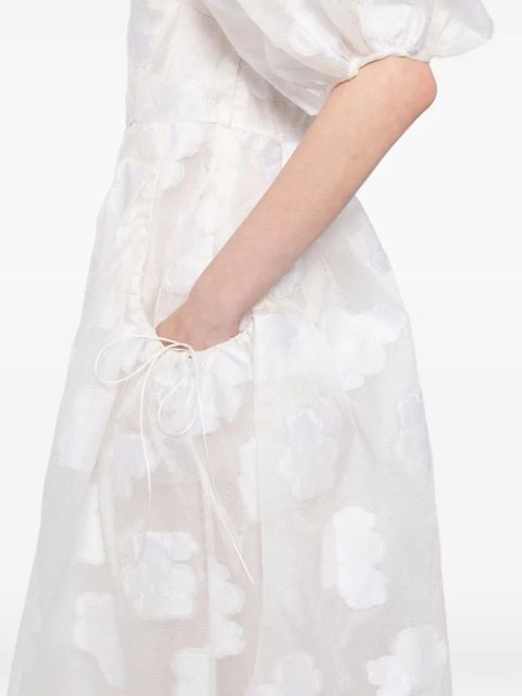 Cecilie Bahnsen Lola organza dress - White