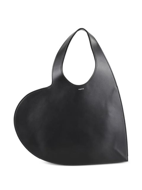 Coperni heart-shaped leather clutch bag - Black - zdjęcie produktu nr 1
