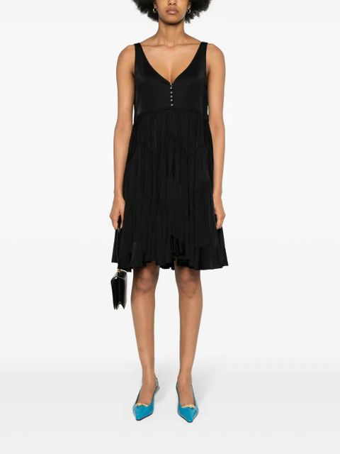 Lanvin sleeveless tiered dress - Black - zdjęcie produktu nr 2
